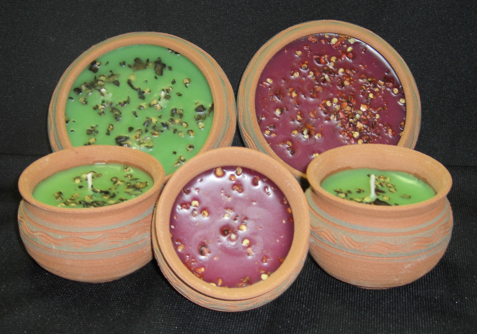 chile pottery candles.JPG